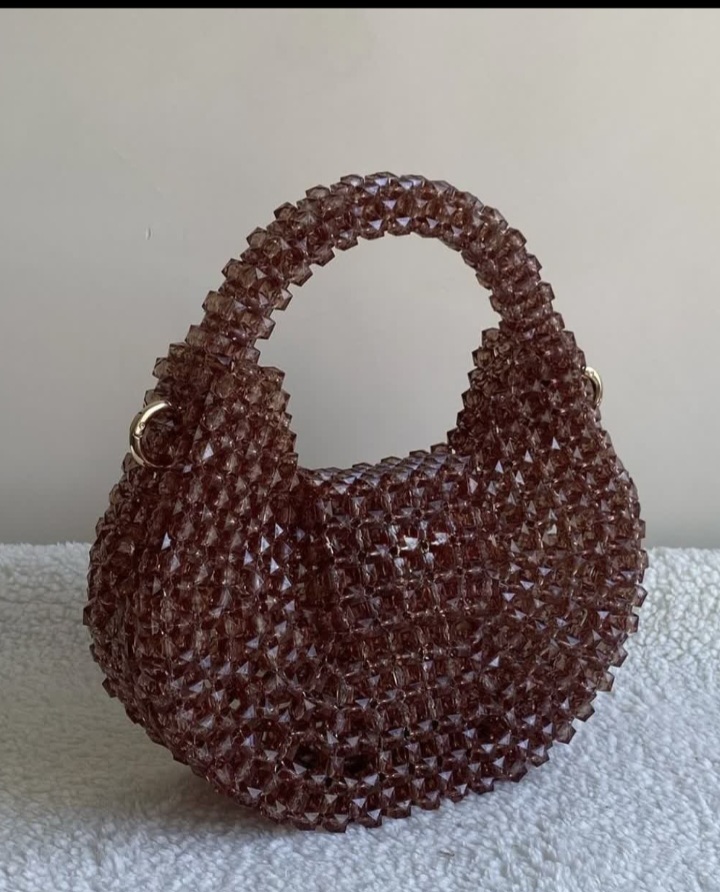 کیف منحنی مرواریدی زنانه
