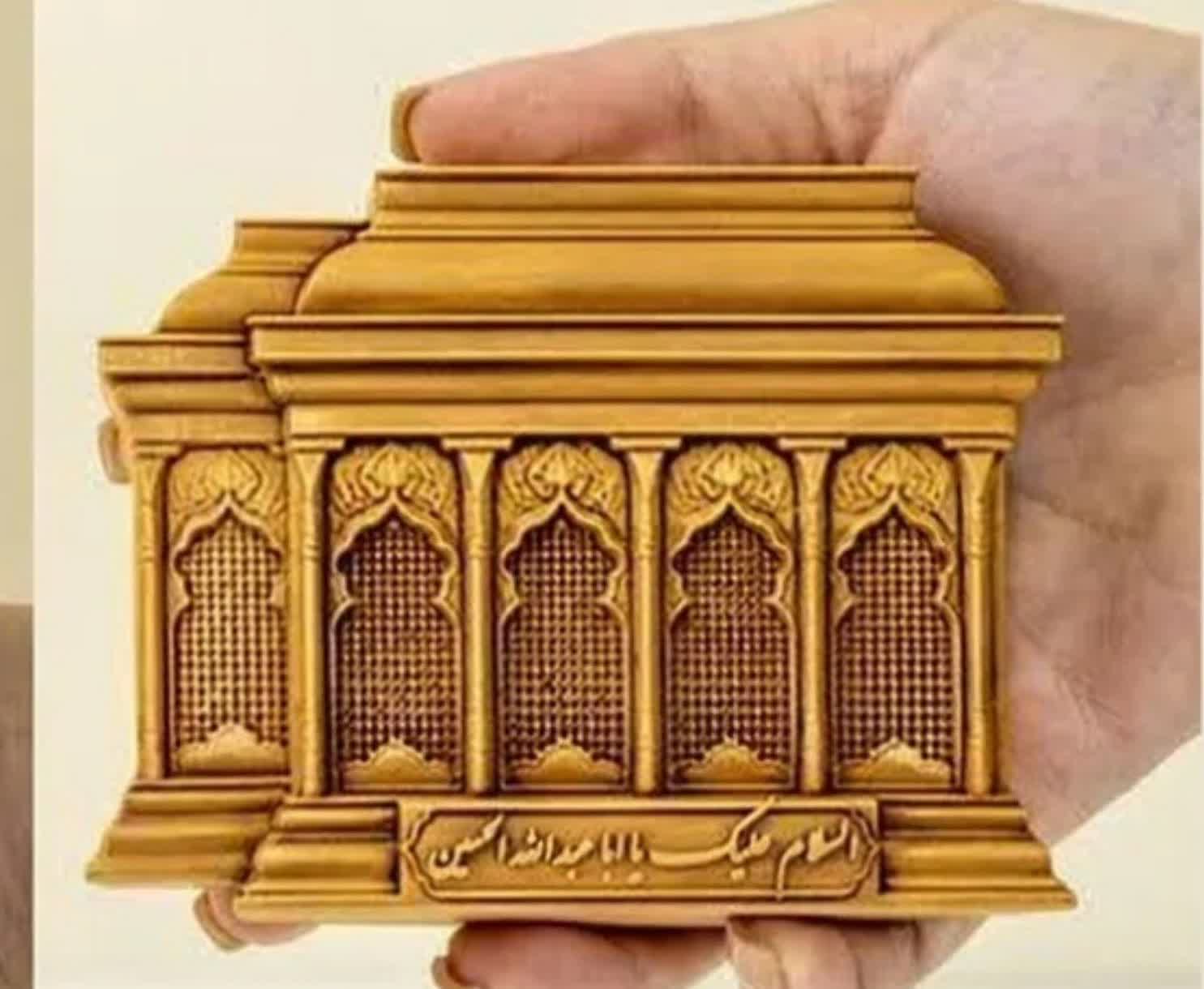 قالب سیلیکونی کتیبه مذهبی طرح ضریح امام حسین (ع)
